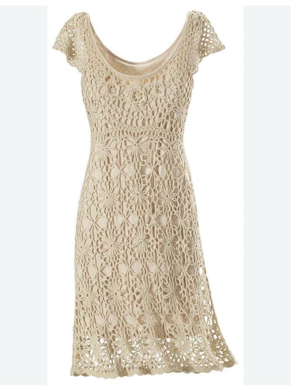 Rare Vintage 90s Crochet
Dress from The Pyramid Collection